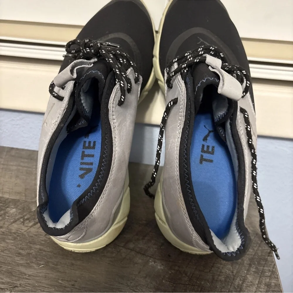 Puma Ignite Golf Shoes Sneakers Spikeless Gray Black Lightweight Size 8.5